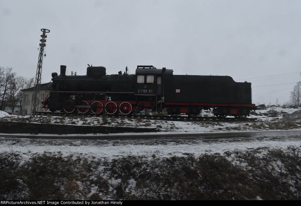 Steam on a plinth